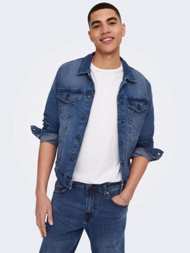 Only and Sons Coin Ανδρικό Denim Jacket 22024333 Denim